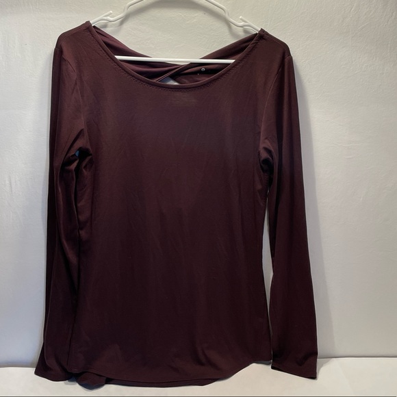 Athleta Long Sleeve Cut Out Top - Picture 2 of 4